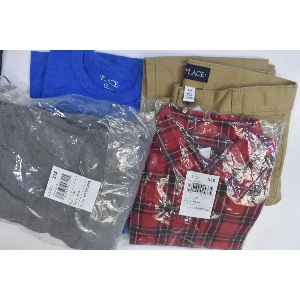 The Childrens Place Bulk Lot Of 10 Boys Size Large 10/12 Mix Season Tops Bottoms